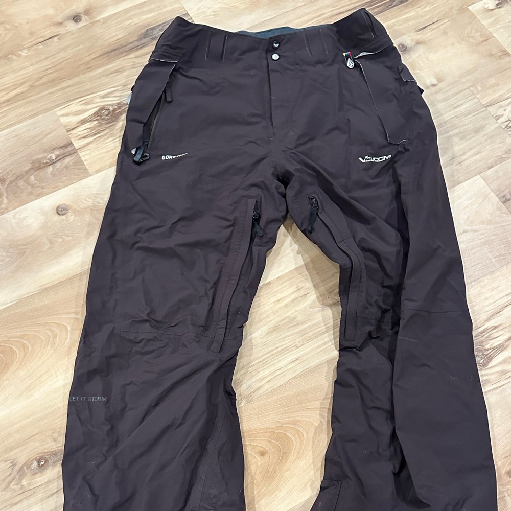 Mens xl Volcom snowboard pants goretex
